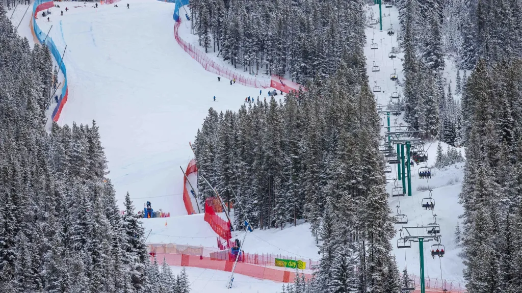 Sjezdovka v Lake Louise