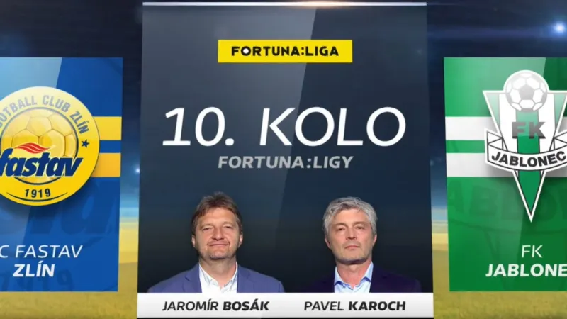 PŘENOS ČT: Sestřih utkání Zlín - Jablonec