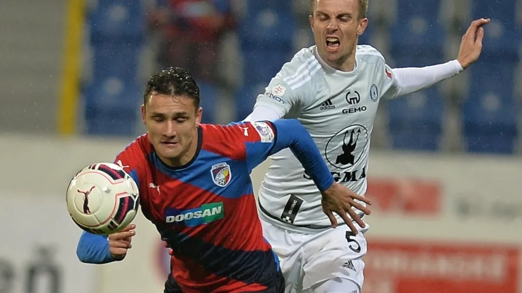 Pohárové utkání Plzeň - Olomouc