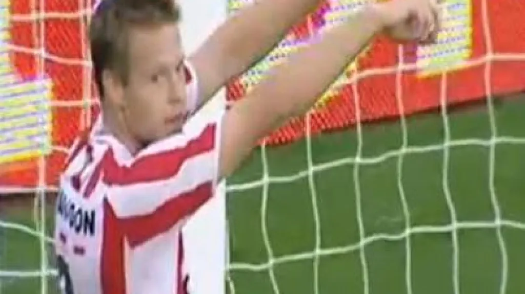 Johan Voskamp slaví gól