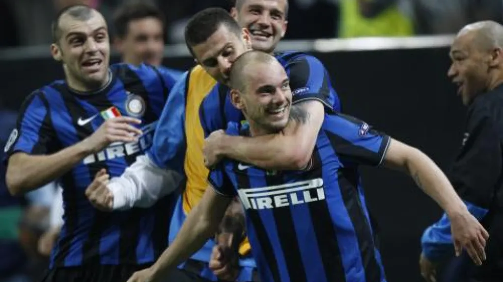 Radost hráčů Interu Milán