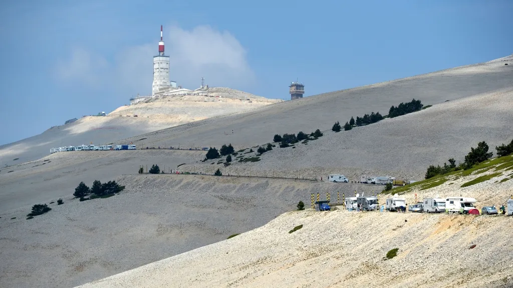 Jeden ze symbolů Tour de France Mont Ventoux