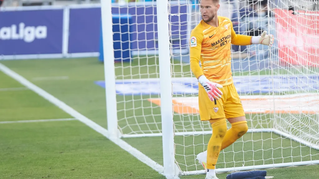 Tomáš Vaclík v dresu FC Sevilla