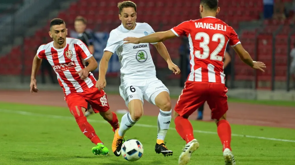 Utkání Skënderbeu Korcë - Mladá Boleslav