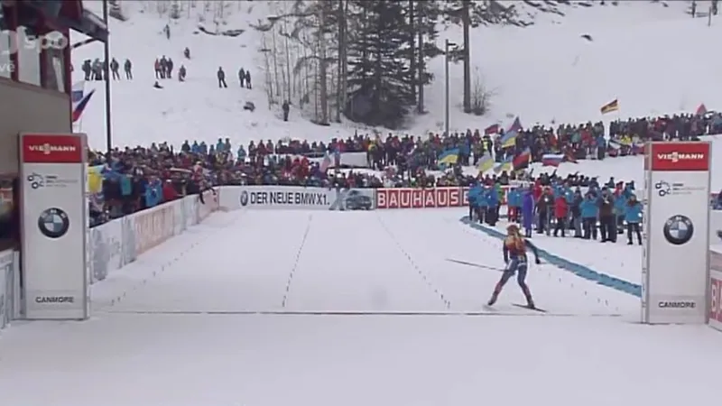 Soukalová zařadila před cílem v Canmore zpátečku - sestřih závodu