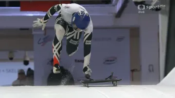 Jízda v 1. kole Timona Drahoňovského na SP v Siguldě