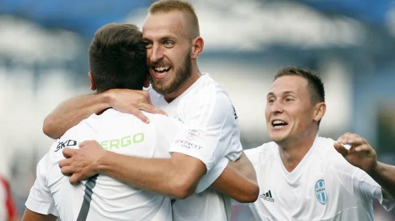 Radost fotbalistů Mladé Boleslavi