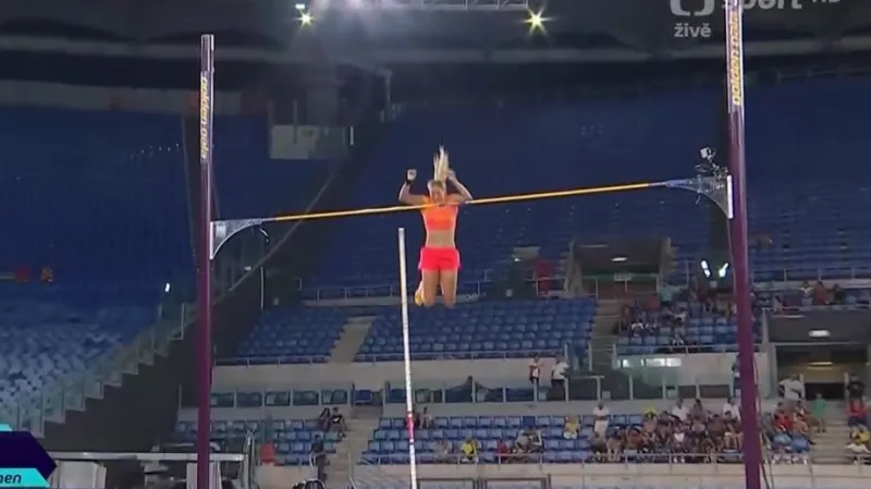 Nejlepší pokus tyčkařky Amálie Švábíkové