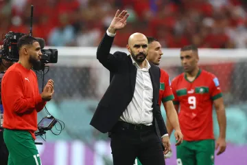 Marocký trenér Valíd Radžradžuí po vyřazení v semifinále MS