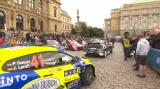 Rallyeové speciály před Středoevropskou rallye jely Prahou