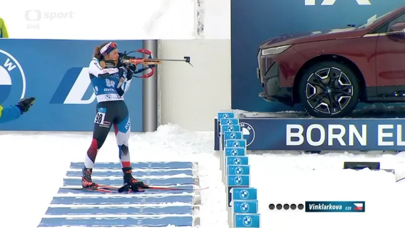 Sestřih českých střeleb sprintu biatlonistek na SP v Oberhofu