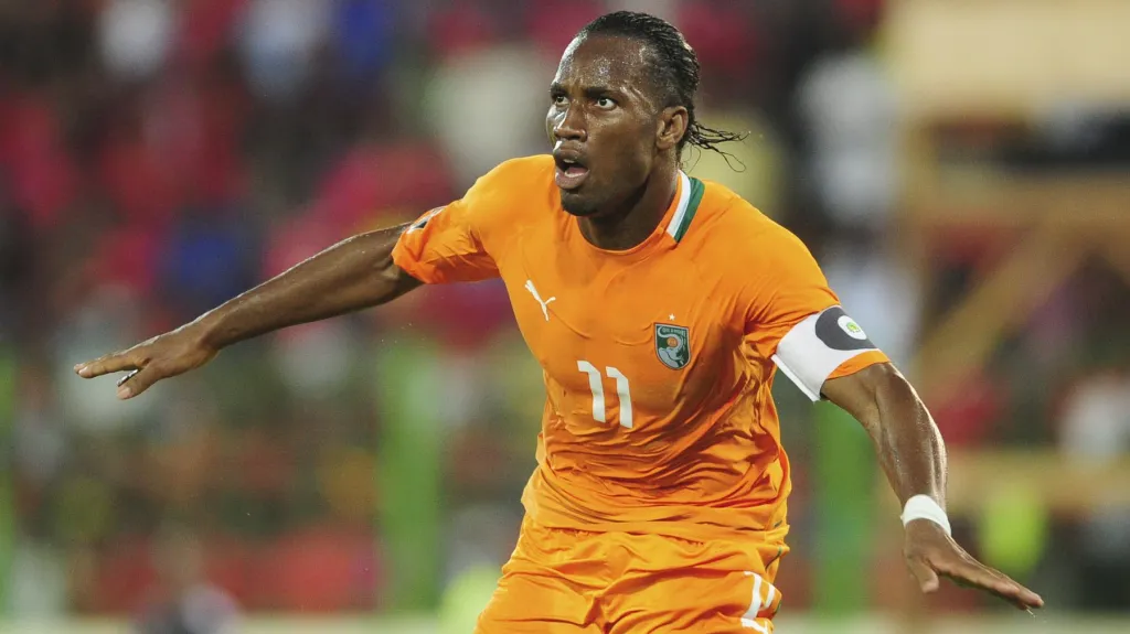 Kapitán Pobřeží slonoviny Didier Drogba
