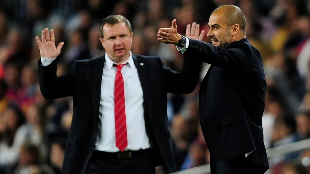 Pavel Vrba a Pep Guardiola