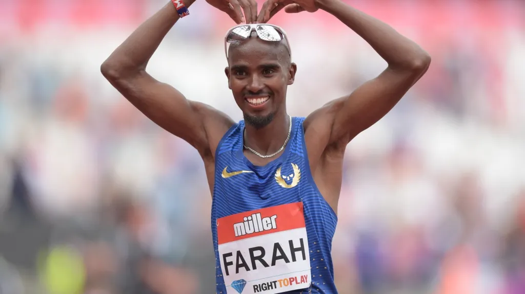 Slavící Mo Farah