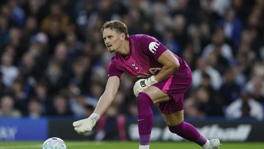 Antonín Kinský v dresu Tottenhamu