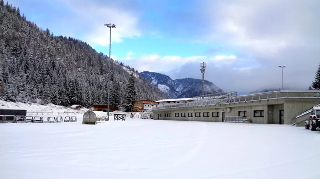 Stadion v Hochfilzenu po rekonstrukci