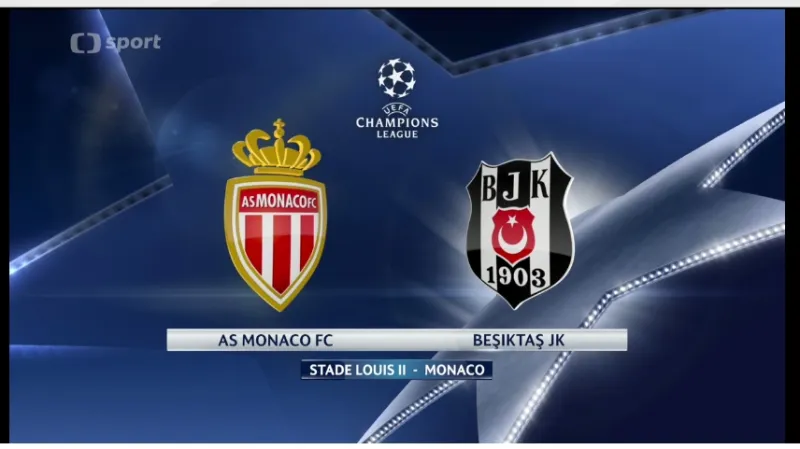 Sestřih utkání Monaco - Besiktas Istanbul