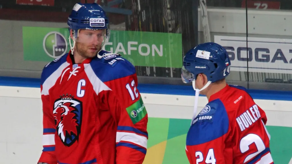 Jiří Hudler za pražského Lva