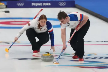 Manželé Paulovi v utkání proti Švédsku