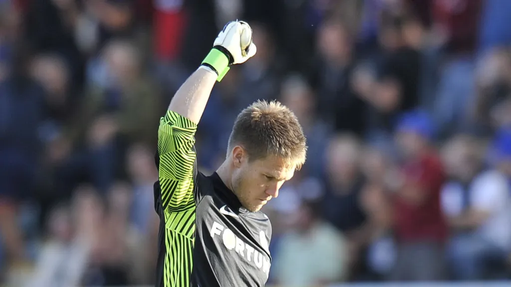 Brankář Sparty Tomáš Vaclík