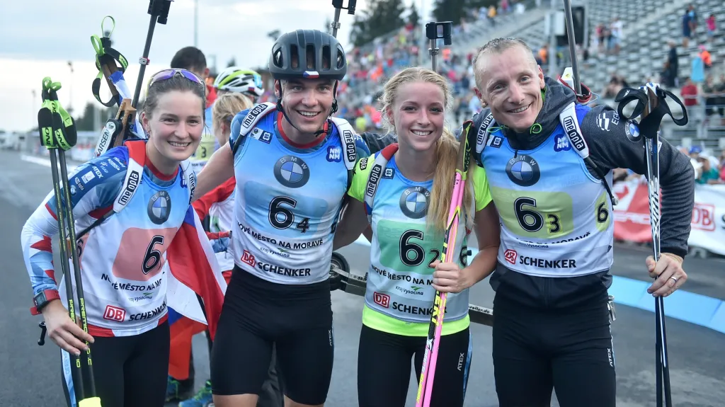 Veronika Vítková, Michal Krčmář, Markéta Davidová a Ondřej Moravec