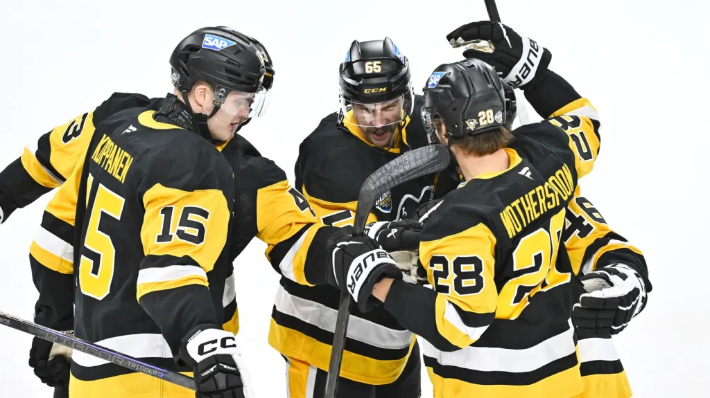 Radost hráčů Pittsburghu