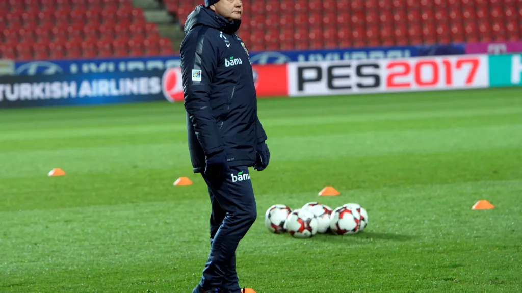 Kouč fotbalistů Norska Per-Mathias Högmo 