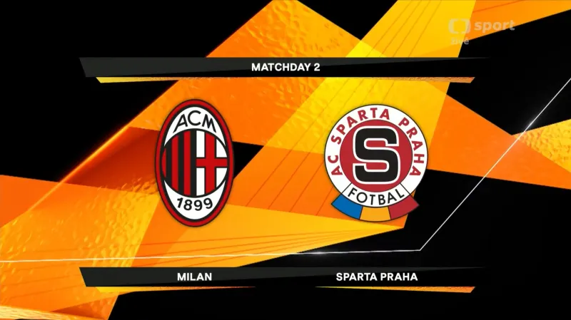 Sestřih utkání AC Milán - Sparta Praha