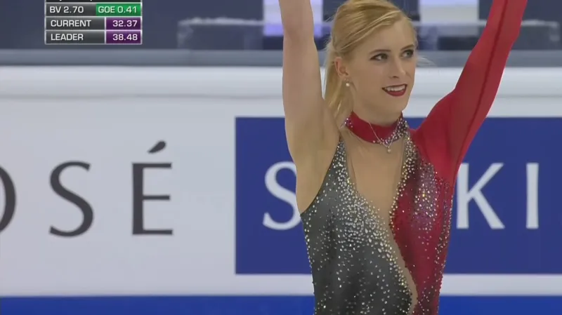 Krátký program Elišky Březinové na MS