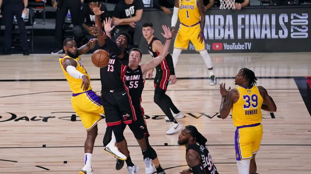 Utkání Los Angeles Lakers - Miami