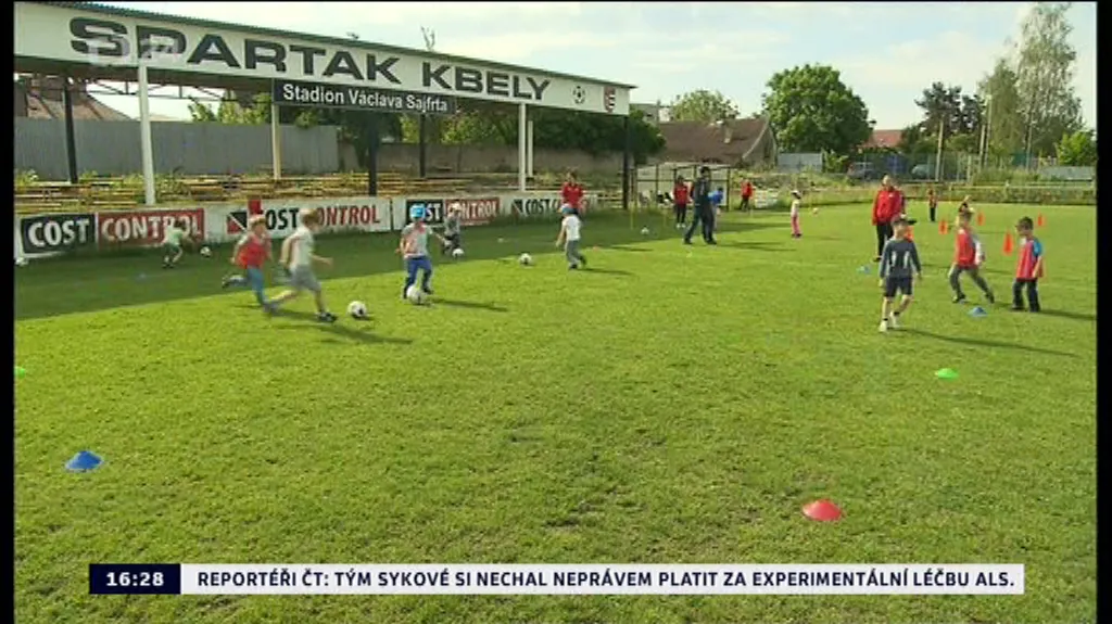 Projekt Můj první gól má přivést děti k fotbalu