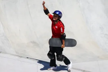 Skateboardistka Sakura Josozumiová