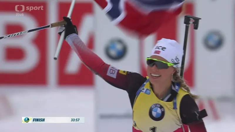 Sestřih stíhačky biatlonistek v Ruhpoldingu
