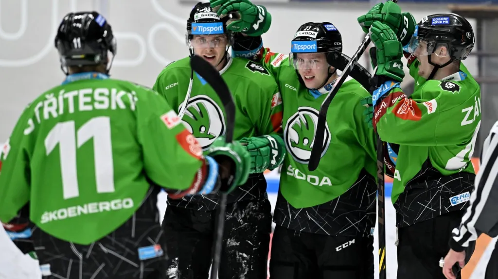 Radost hokejistů Mladé Boleslavi