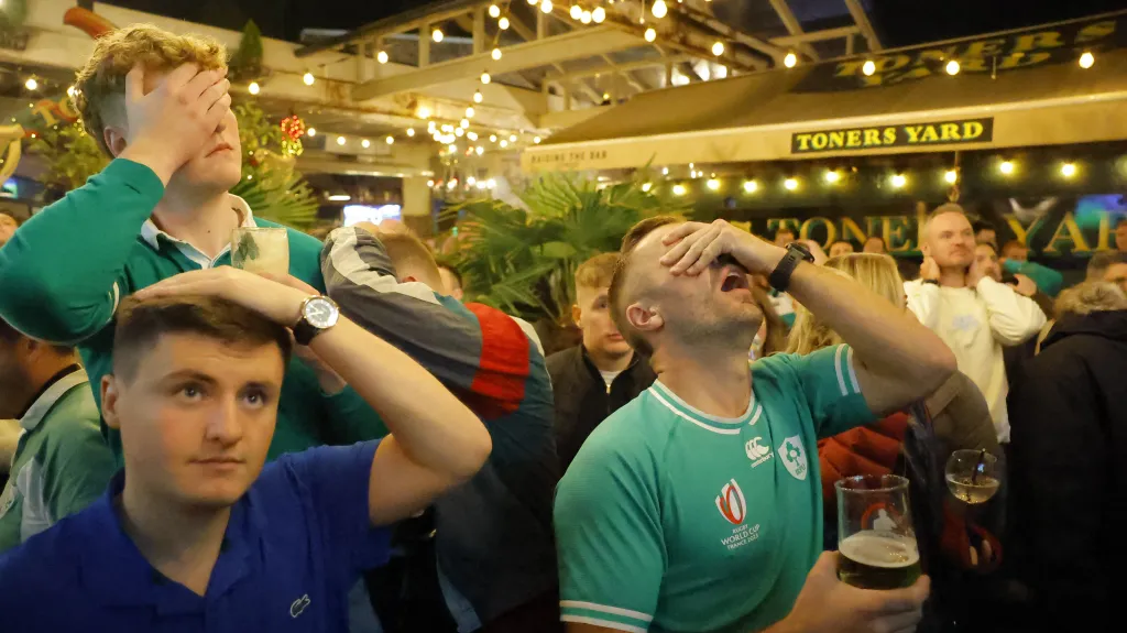 Irští fanoušci ragby
