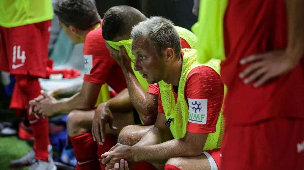 Zklamání reprezentantů v malém fotbalu v čele s Janem Koudelkou