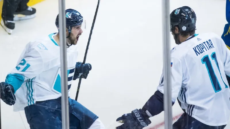 Radost hráčů Výběru Evropy