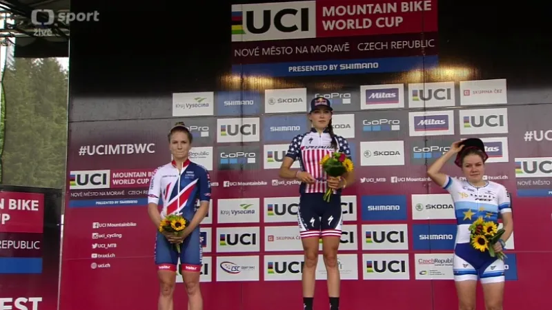 Závěr závodu žen do 23 let s ohlasy