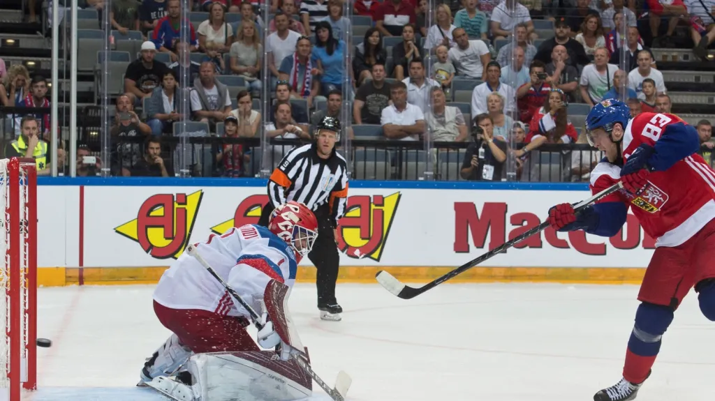 Aleš Hemský rozhoduje nájezdy proti Rusku