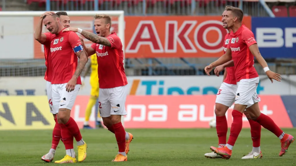 Radost fotbalistů Brna