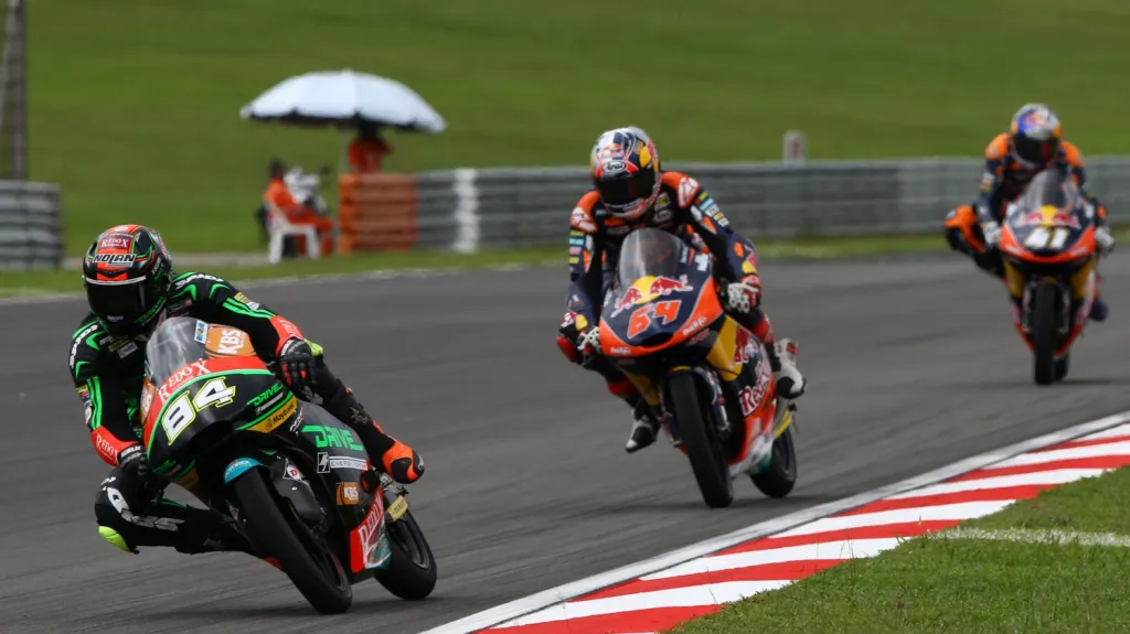 Jakub Kornfeil na trati v Sepangu