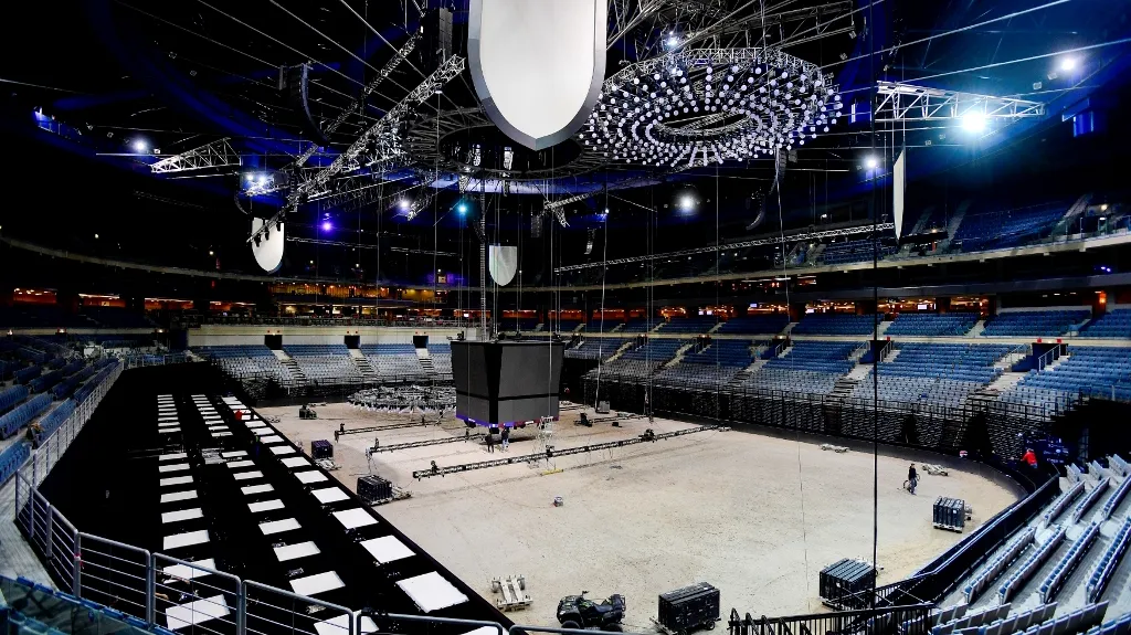 O2 arena se chystá na Prague Playoffs 2018