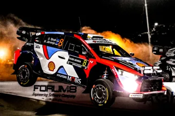 Ott Tänak na Saúdské rallye