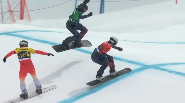 Finále snowboardcrossových dvojic na MS v Engadinu