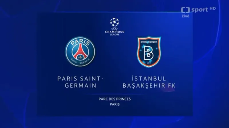 Sestřih utkání PSG - Basaksehir