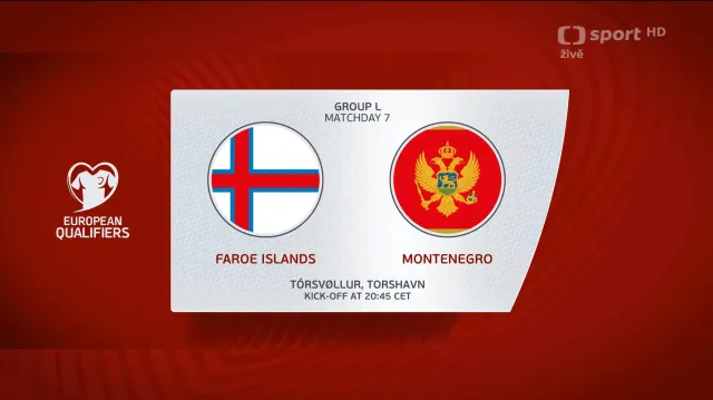 Sestřih utkání Faerské ostrovy – Černá Hora