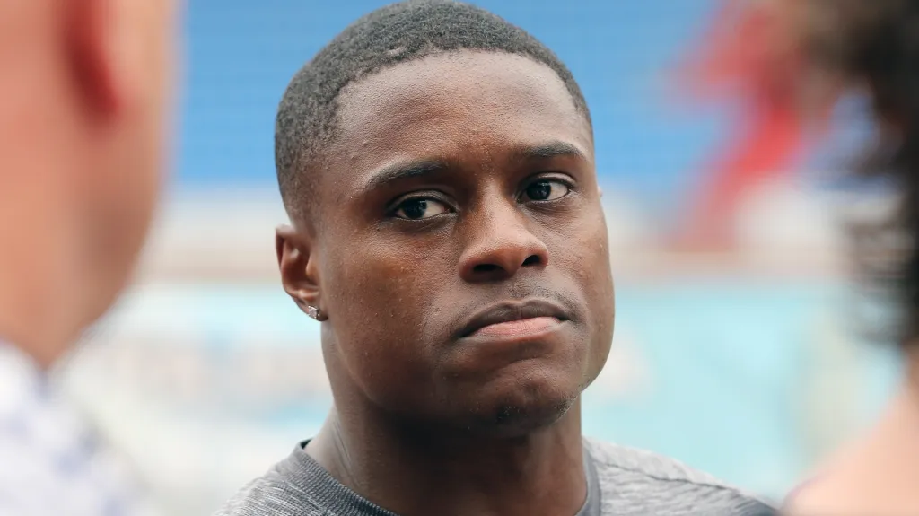 Americký sprinter Christian Coleman