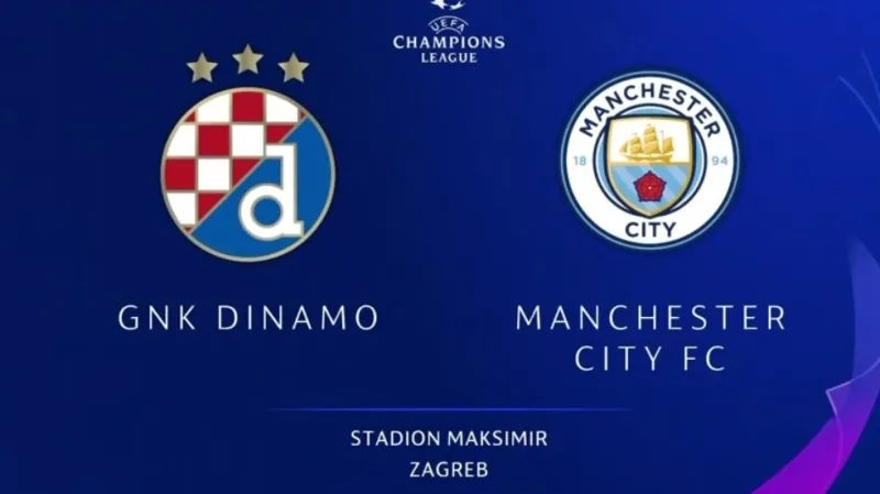 Sestřih utkání Dinamo Záhřeb - Manchester City