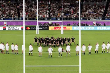 Před startem semifinále MS Anglie - Nový Zéland