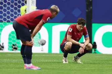 Češí fotbalisté po remíze s JAR